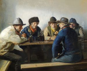 Scene from an inn.