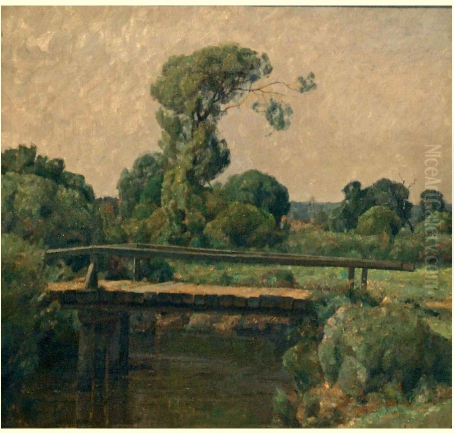 Brucke uber die Paar Oil Painting by Georg Jauss