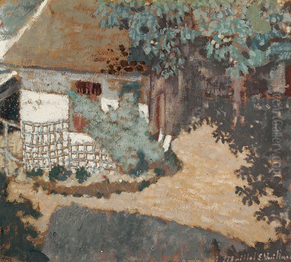 La maison de Roussel a La Montagne Oil Painting by Edouard Vuillard