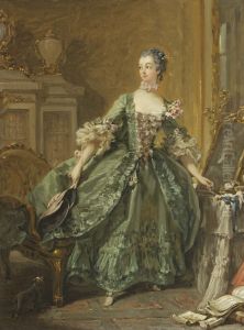 Sketch for a Portrait of Madame de Pompadour (1721 - 1764)