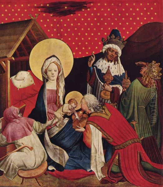 Anbetung der Konige Oil Painting by Master Francke