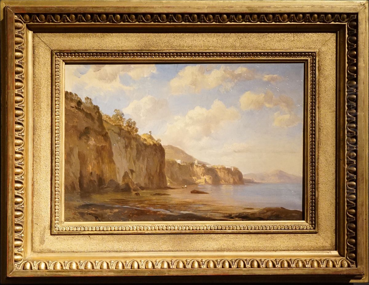 Cliff by the Sea Oil Painting by Jacques Raymond Brascassat