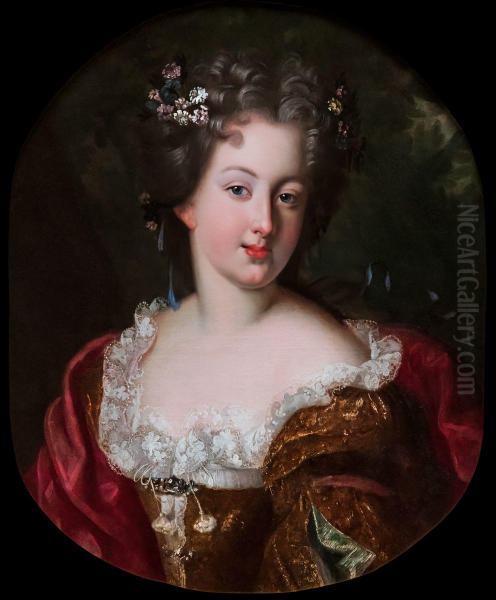 Portrait of woman (859.3.16) Oil Painting by Pierre Mignard I