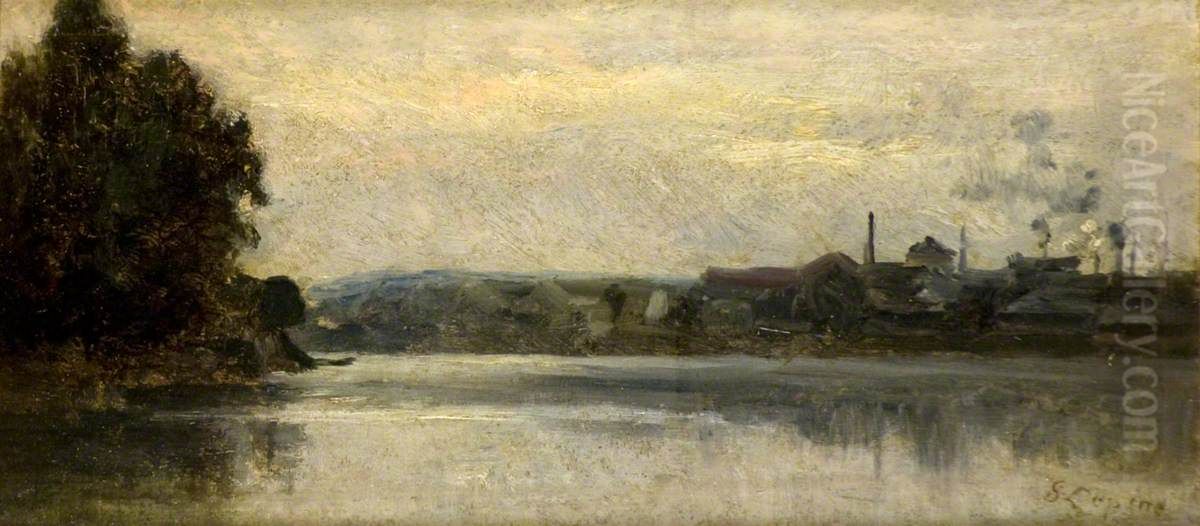 Landscape Oil Painting by Stanislas Lepine