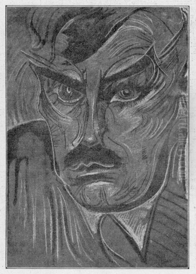 Portrait of Tadeusz Boy-Zelenski Oil Painting by Stanislaw Ignacy Witkiewicz (Witkacy)