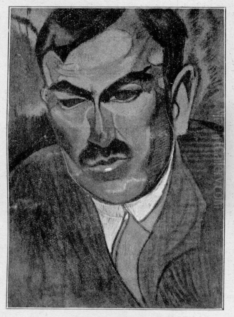 Portret Tadeusza Boya-Zelenskiego Oil Painting by Stanislaw Ignacy Witkiewicz (Witkacy) Portret Tadeusza Boya-Zelenskiego Oil Painting by Stanislaw Ignacy Witkiewicz (Witkacy)