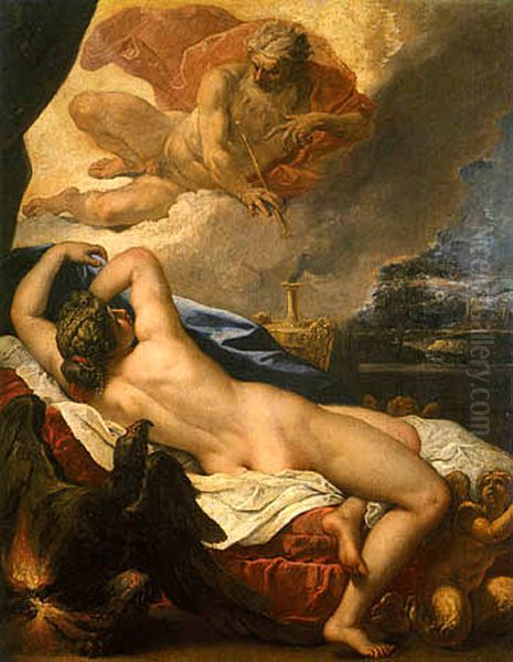 Jupiter and Semele Oil Painting by Sebastiano Ricci