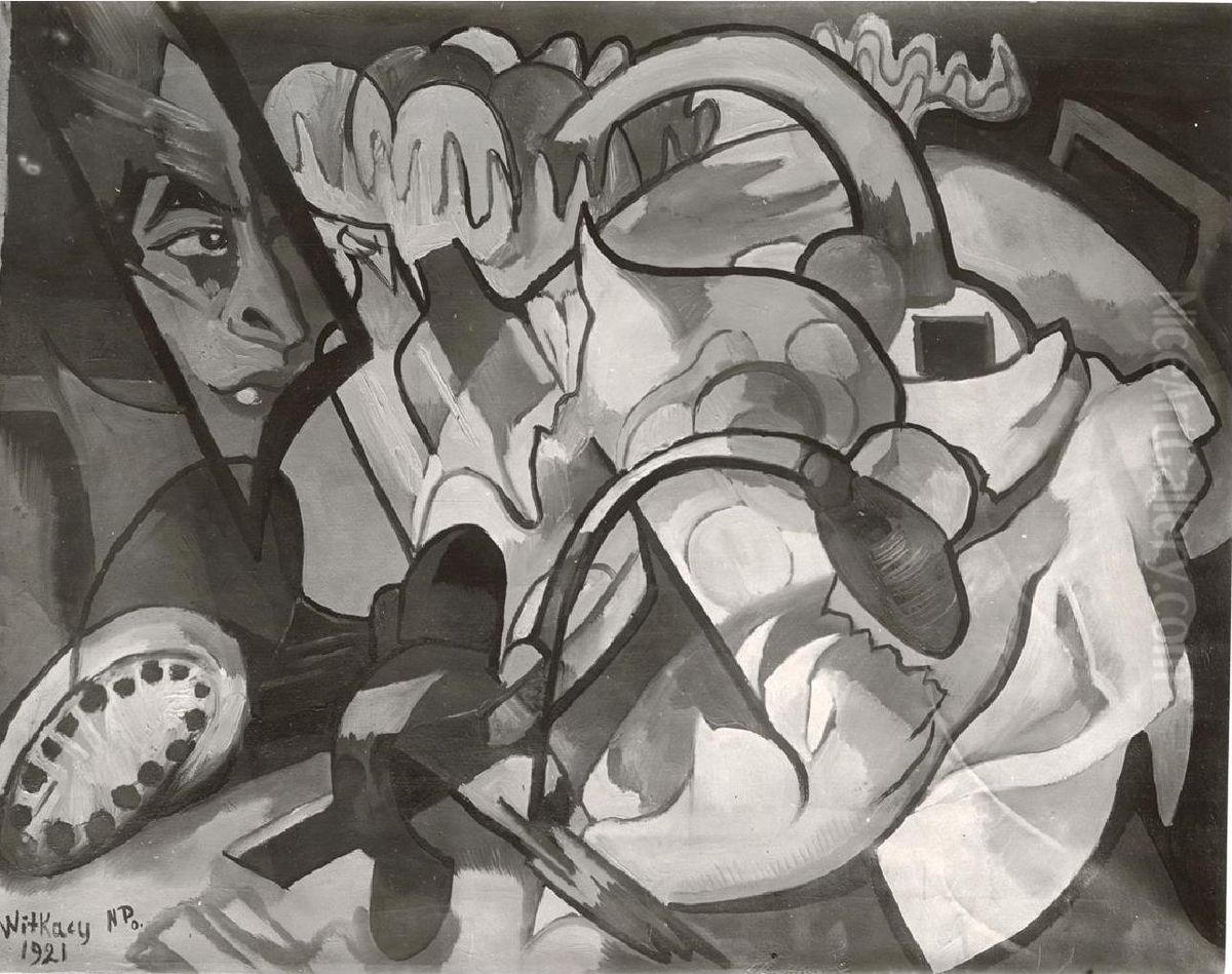 Martwa natura Oil Painting by Stanislaw Ignacy Witkiewicz (Witkacy)