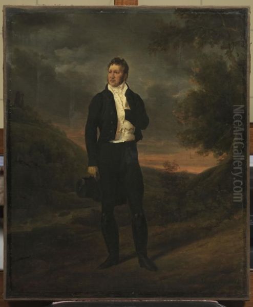 Portrait du duc d'Orleans (Louis-Philippe) Oil Painting by Horace Vernet