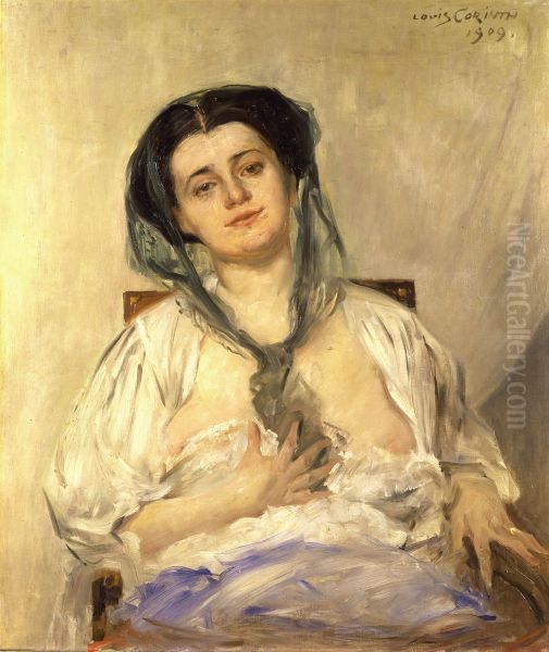 Donna Gravida Oil Painting by Lovis Corinth