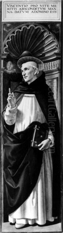 Saint Vincent Ferrer Oil Painting by Ghirlandaio Domenico
