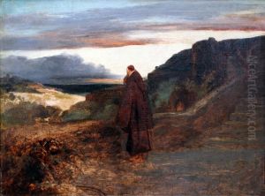Monk on Terrace