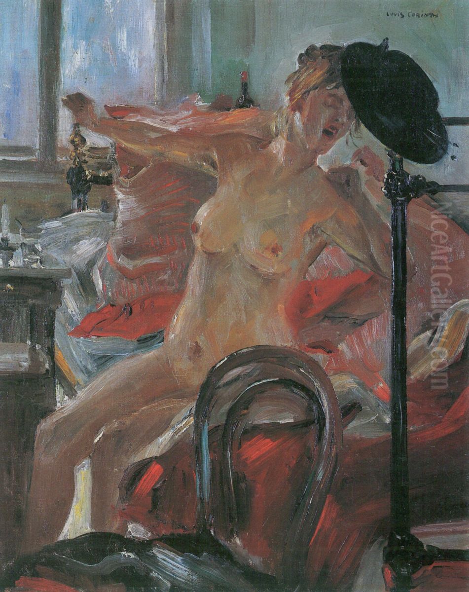 Morgens Oil Painting by Lovis (Franz Heinrich Louis) Corinth