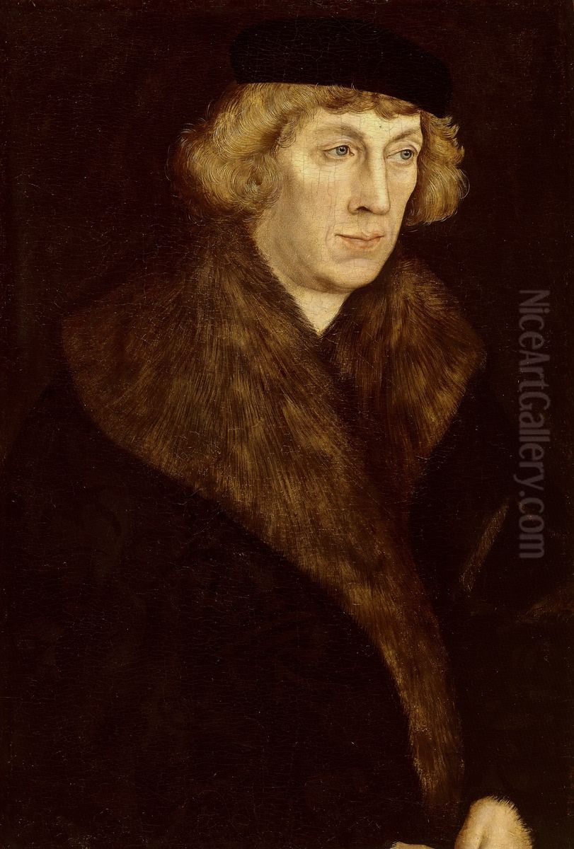 Philipp of the Rhein, Count Palatine / Portrait of a man Oil Painting by Lucas Cranach the Elder