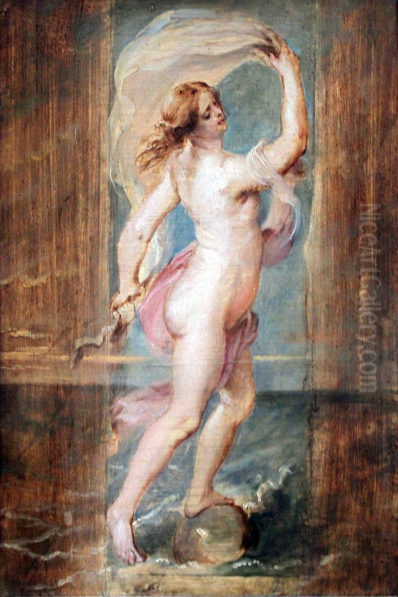 Fortuna Oil Painting by (studio of) Rubens, Peter Paul