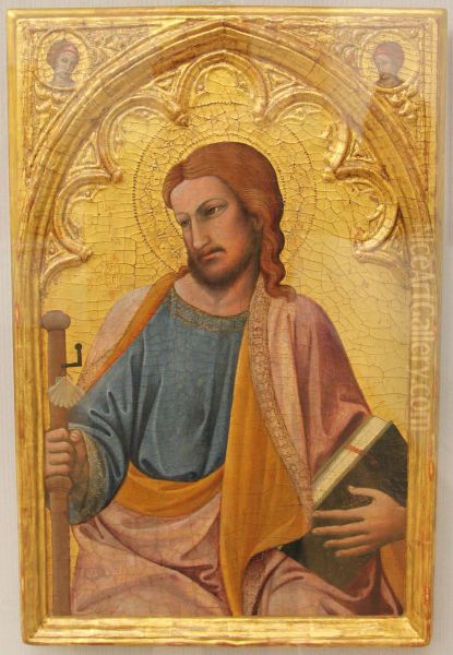 Der Apostel Jacobus d.A. Oil Painting by Antonio Veneziano
