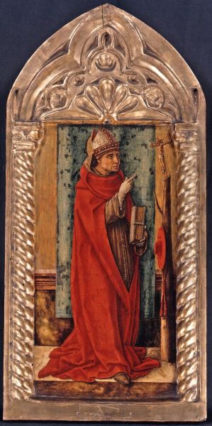 Der heilige Bonaventura Oil Painting by Carlo Crivelli