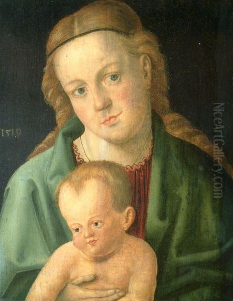 Madonna and Child Oil Painting by Hans von Kulmbach