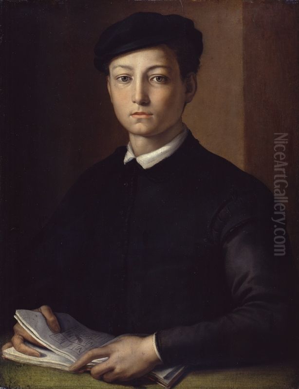 Bildnis eines Junglings Oil Painting by Bronzino