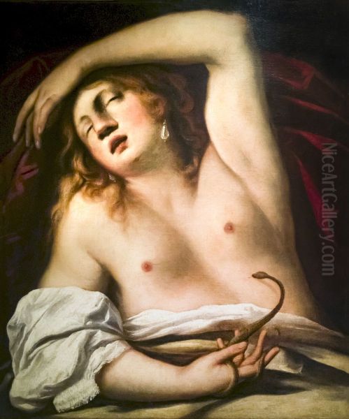 Cleopatra Oil Painting by Pietro della Vecchia