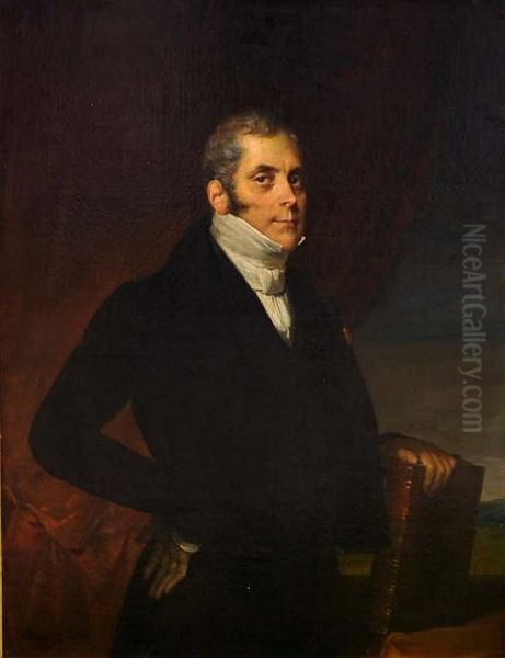 Portrait de Daniel-Francois-Esprit Auber Oil Painting by Hortense Haudebourt-Lescot