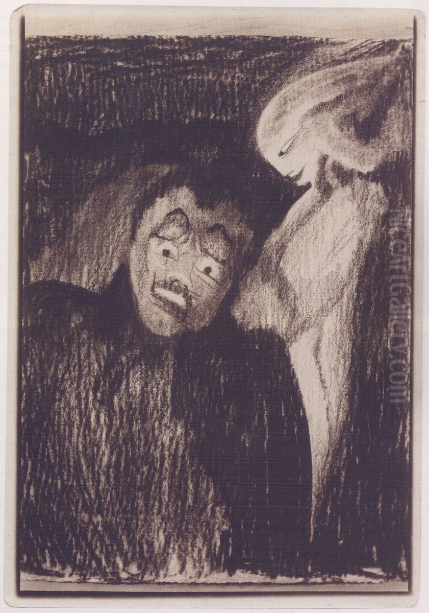 Samobojca na 3 sekundy przed wystrzalem Oil Painting by Stanislaw Ignacy Witkiewicz (Witkacy)