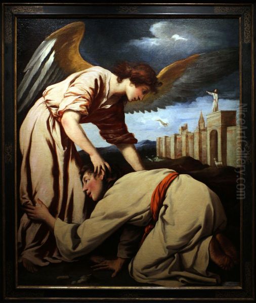 Visione di Daniele Oil Painting by Pietro della Vecchia