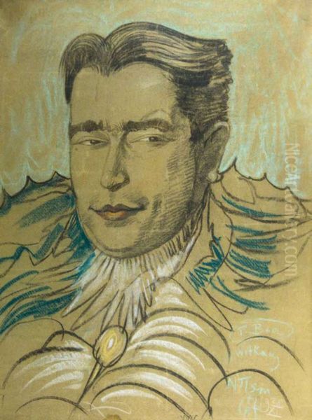 Portrait of Marian Steinsberg Oil Painting by Stanislaw Ignacy Witkiewicz