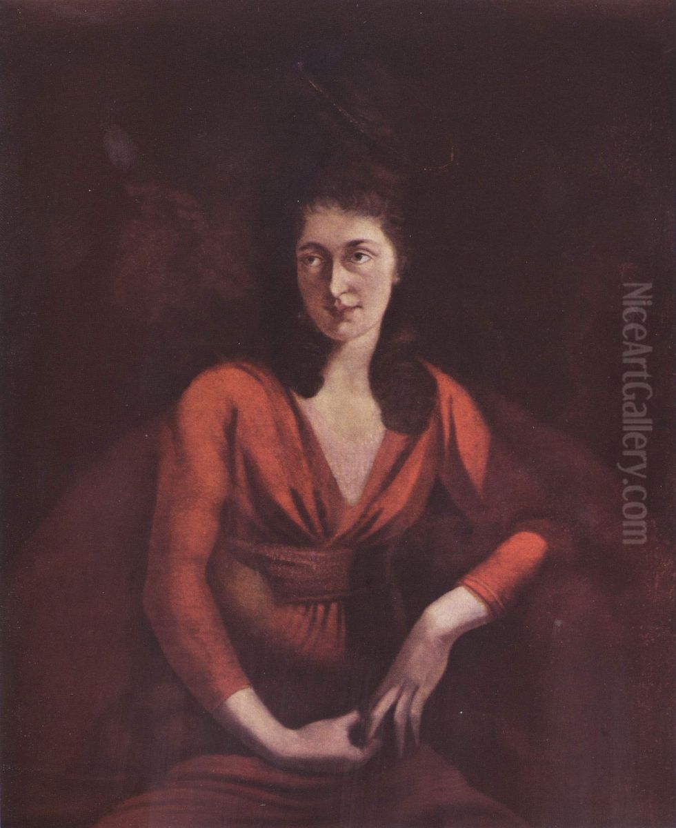 Portrait of Magdalena Hess from Zurich Oil Painting by Henry Fuseli
