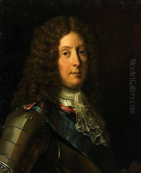 Claude, Count of Choiseul, Marshal of France Oil Painting by Hortense Haudebourt-Lescot