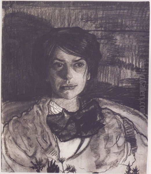 Helena w niepewnosci Oil Painting by Stanislaw Ignacy Witkiewicz