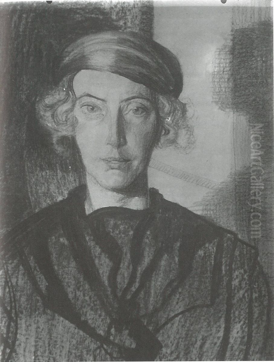 Walka ksiecia z duchem ciemnosci Oil Painting by Stanislaw Ignacy Witkiewicz (Witkacy)