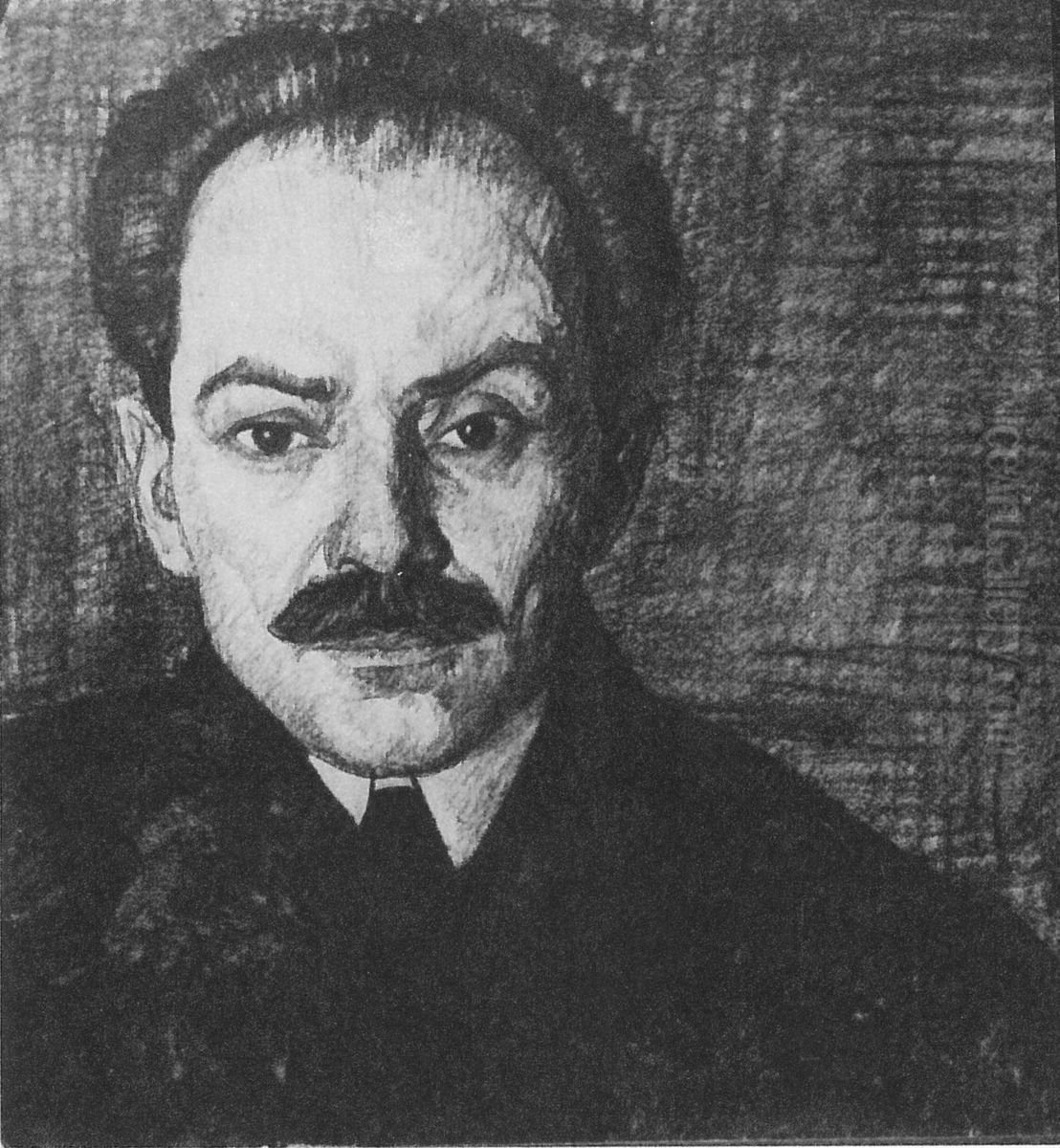 Portrait of Stefan Zeromski Oil Painting by Stanislaw Ignacy Witkiewicz (Witkacy)
