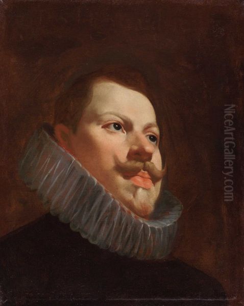 Portrait of Philip III, King of Spain (1578-1621) Oil Painting by Diego Velazquez