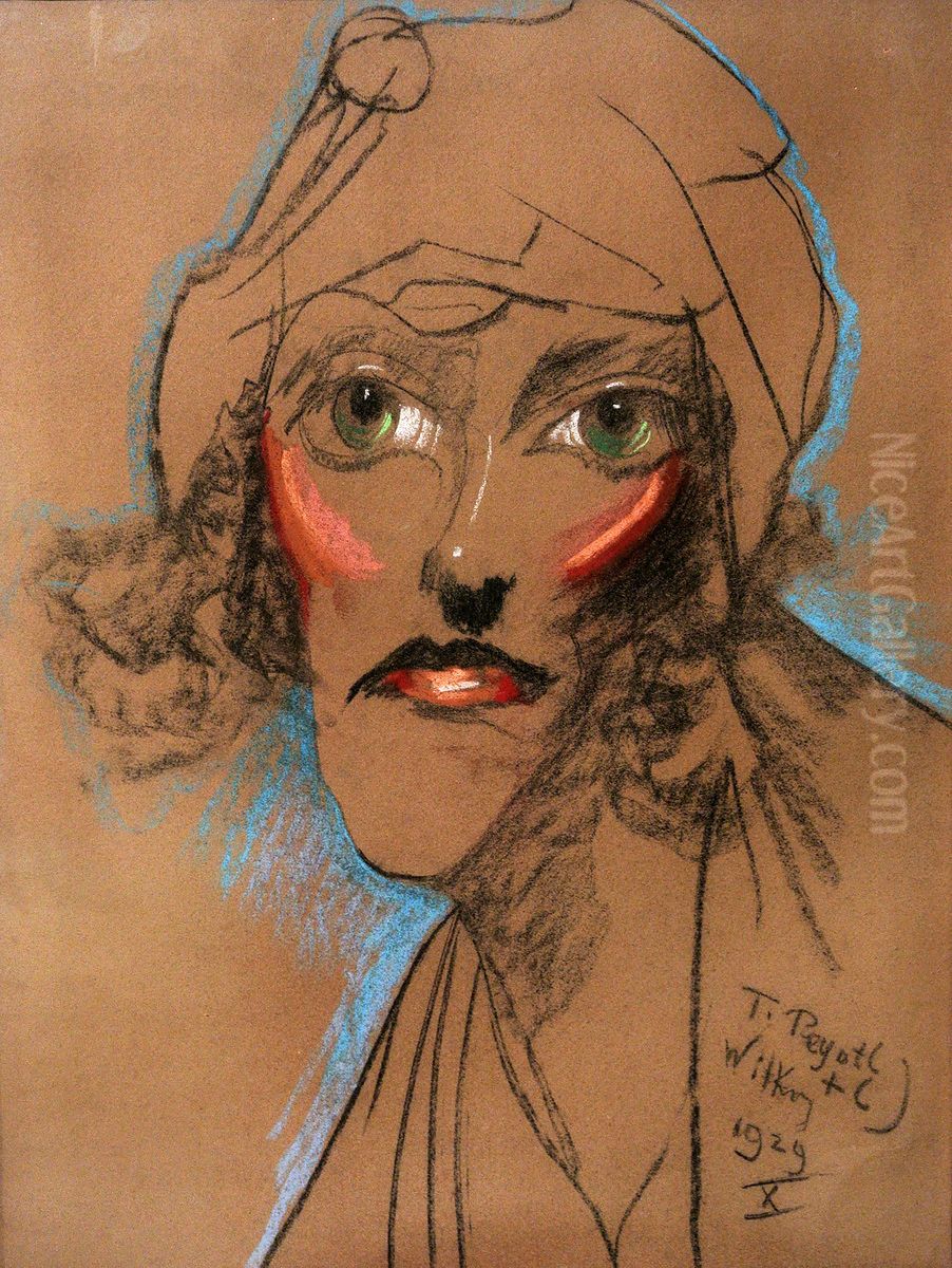 Portret Pani Zukowskiej Oil Painting by Stanislaw Ignacy Witkiewicz (Witkacy)