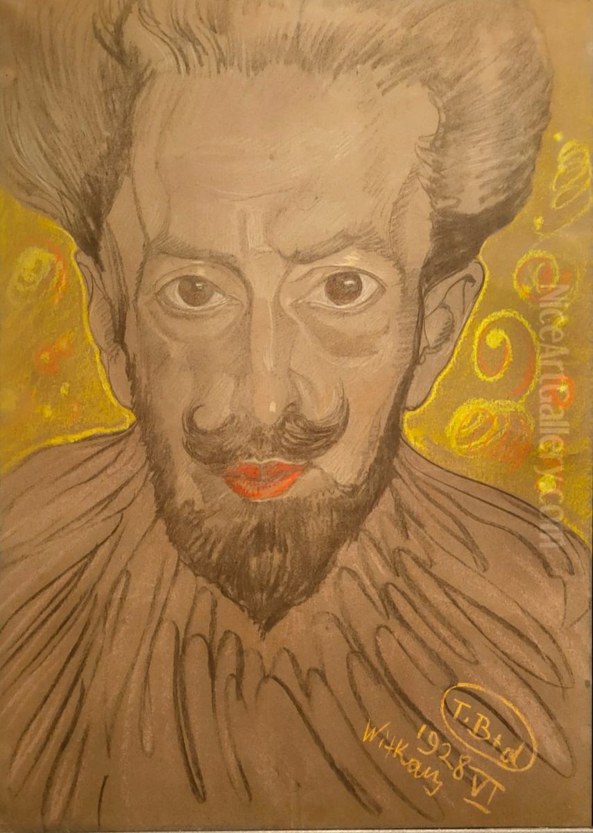 Portret Dr. Prospera Szmurly Oil Painting by Stanislaw Ignacy Witkiewicz (Witkacy)