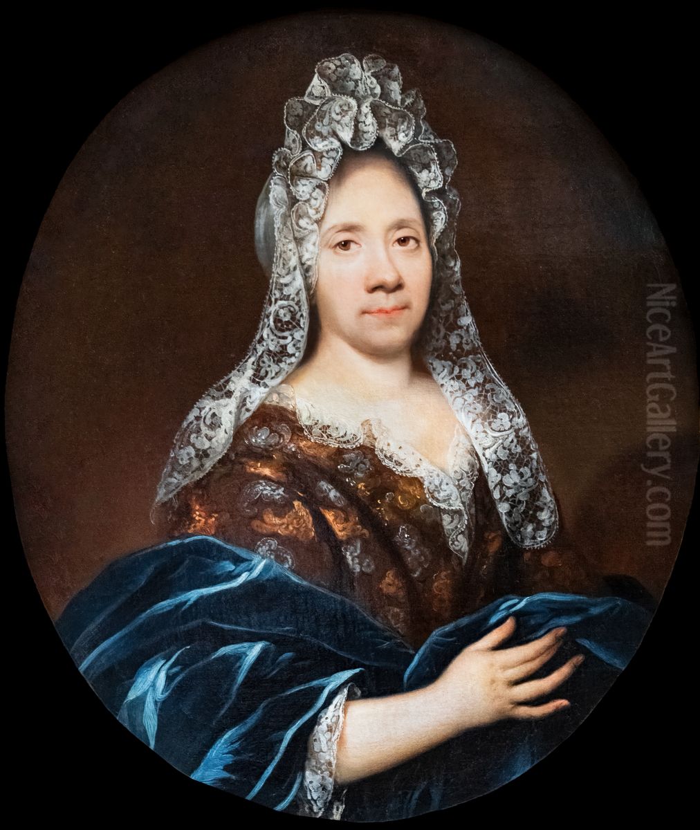 Portrait of a great lady Oil Painting by Jean Ranc