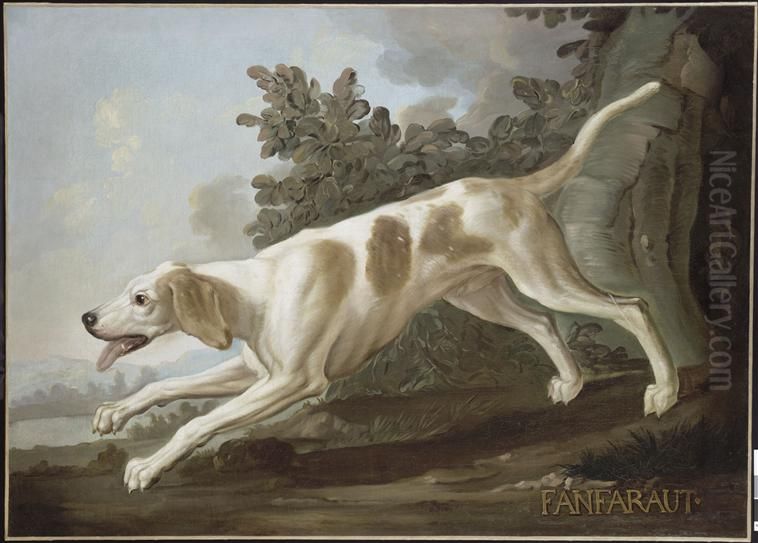 Fanfaraut Oil Painting by Alexandre-Francois Desportes