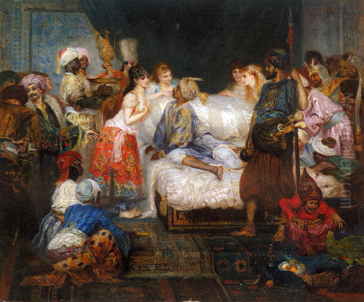 The Harem Oil Painting by Fernand Cormon