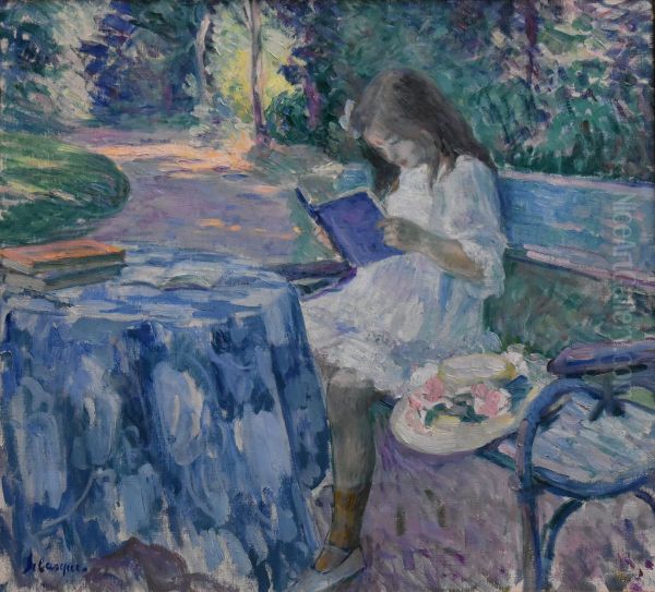 La lecture Oil Painting by Henri Lebasque