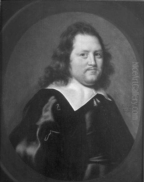 Portrait of Laurens de Geer (1614-1666) Oil Painting by Abraham de Vries