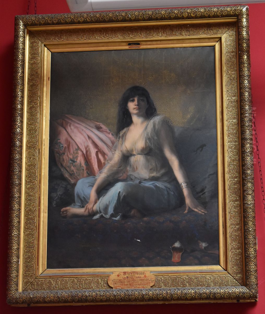 La sultana Oil Painting by Gaston Casimir Saint-Pierre