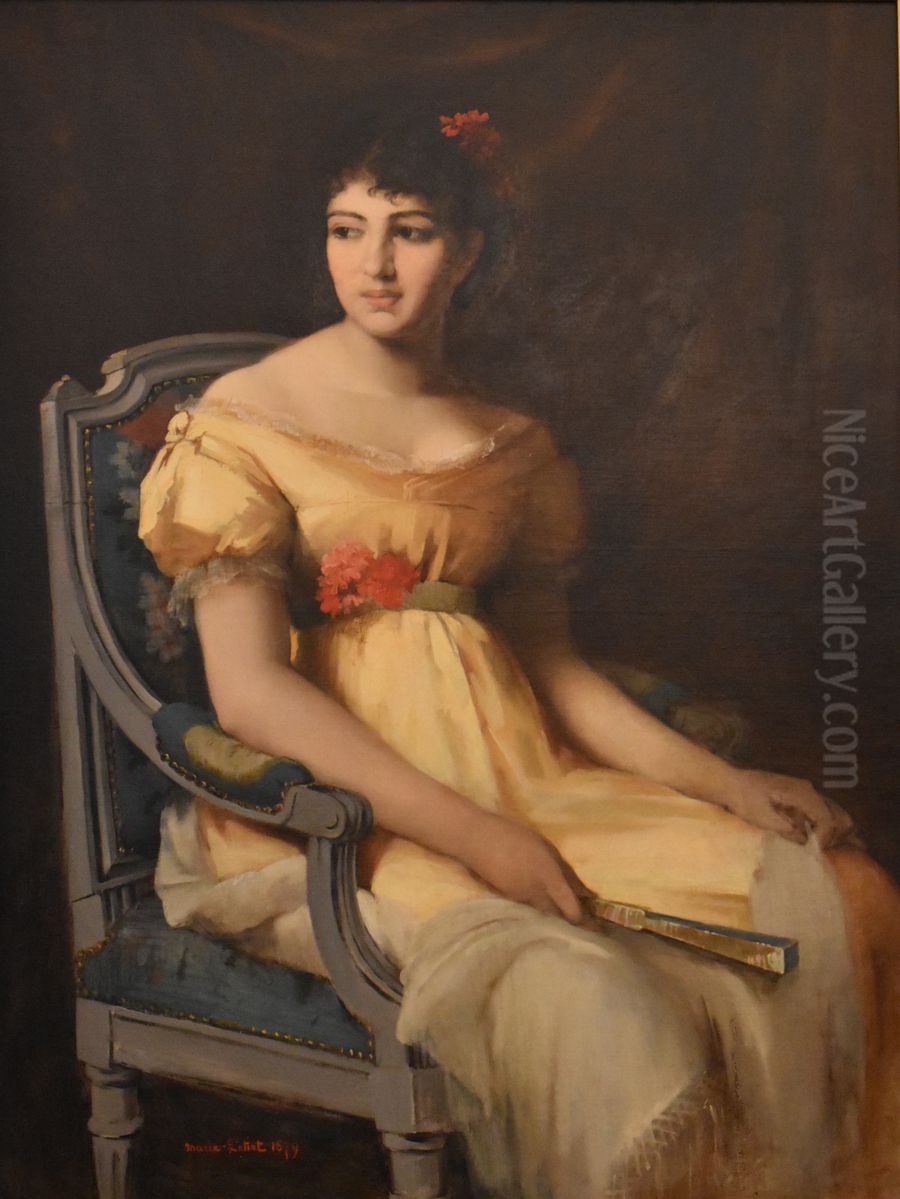 Portrait d'Elise Oil Painting by Marie Petiet