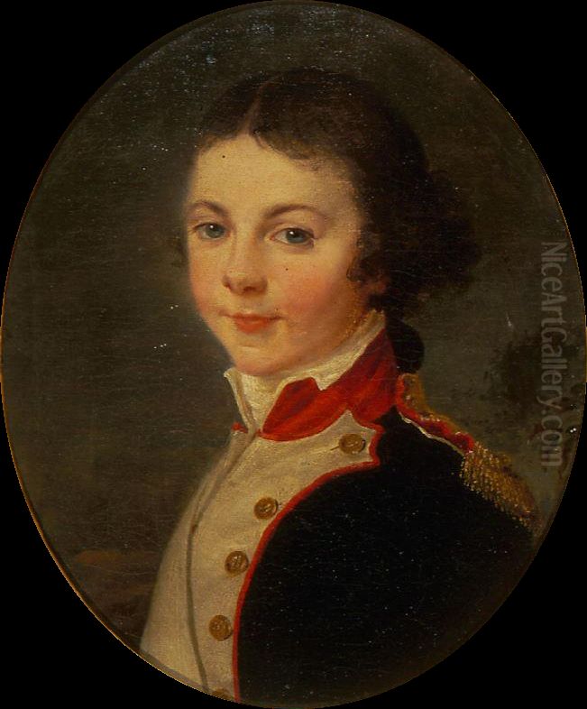 Portrait de Jacques Vivier Oil Painting by Aimee Duvivier