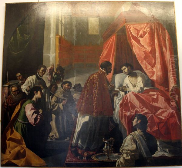 Last Communion of Saint Bonaventure Oil Painting by Francisco De Zurbaran