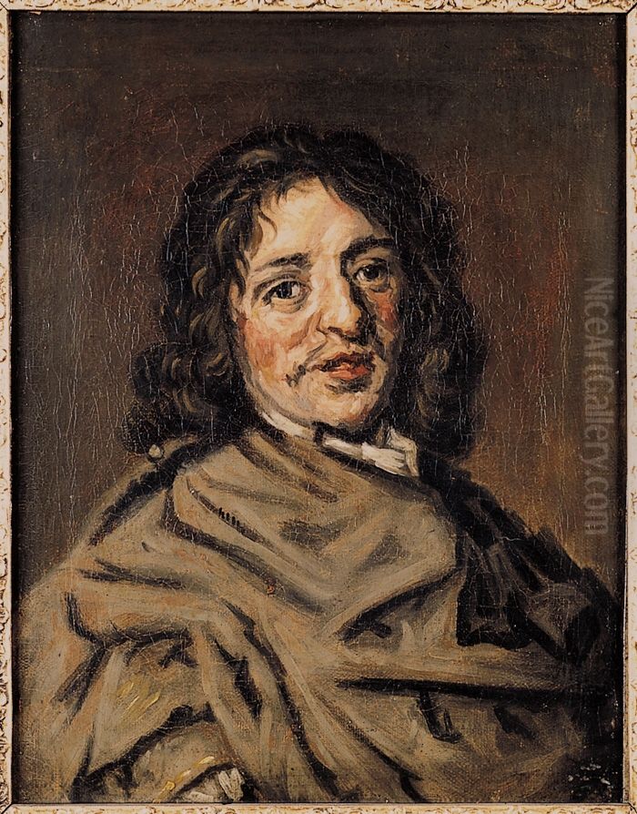 Portrait of an unknown man Oil Painting by Frans Hals