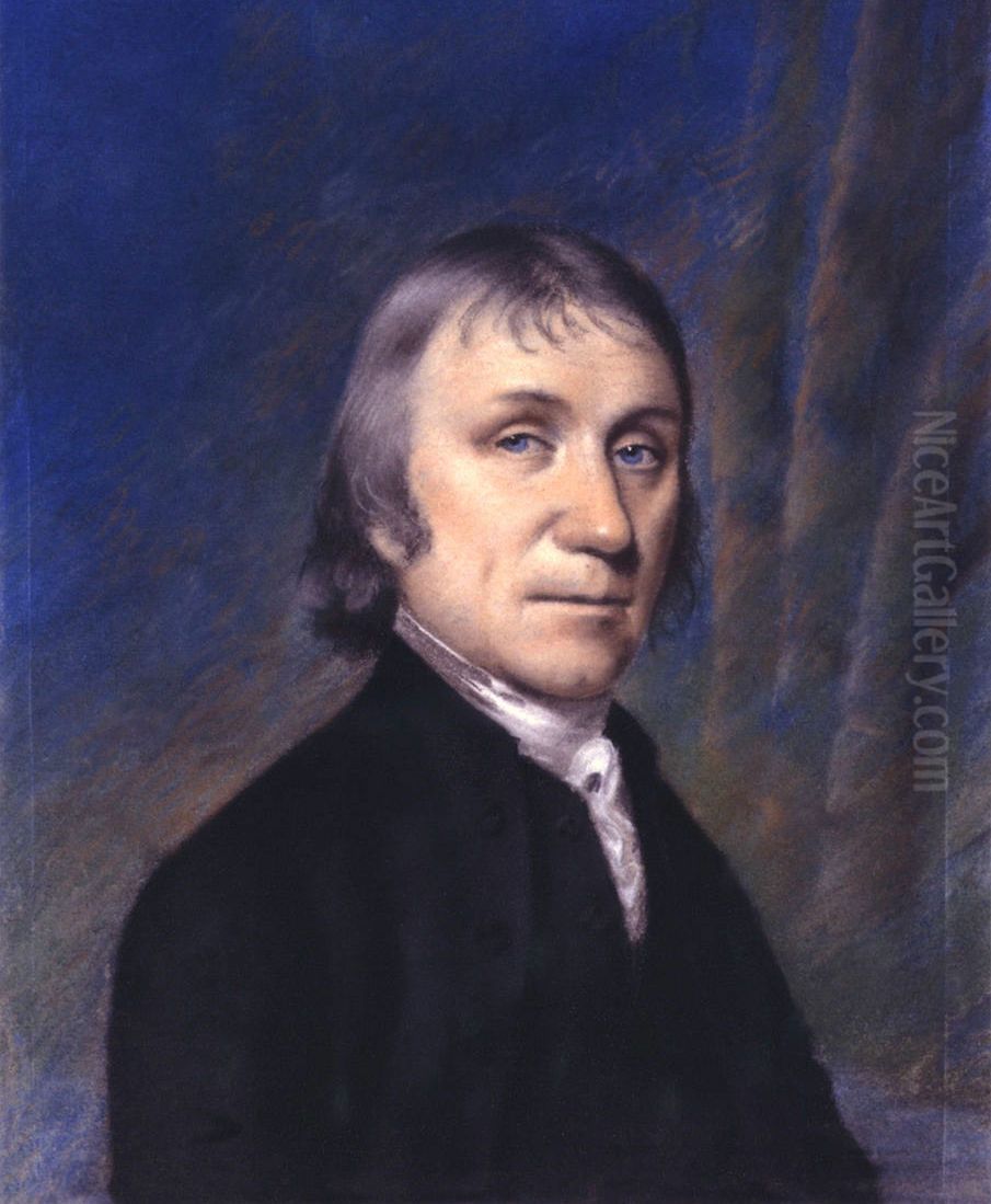 Portrait of Joseph Priestley Oil Painting by Ellen Sharples