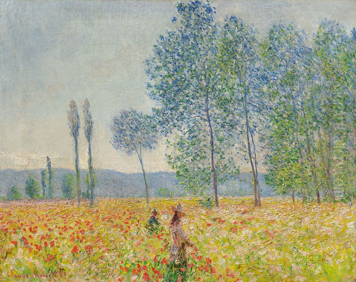 Unter den Pappeln Oil Painting by Claude Oscar Monet Unter den Pappeln Oil Painting by Claude Oscar Monet