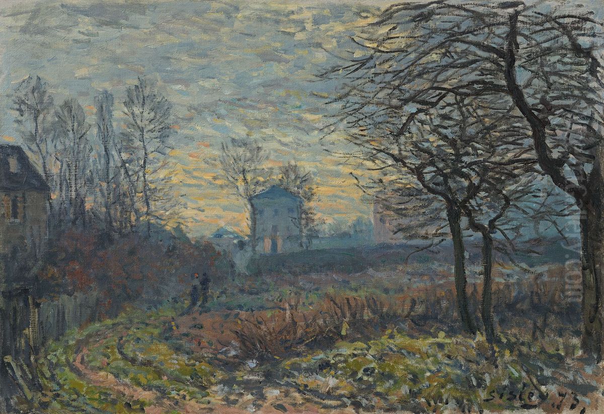 Bei Louveciennes Oil Painting by Alfred Sisley