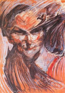 Portret Heleny Bialynickiej-Biruli, materializujaca sie zjawa